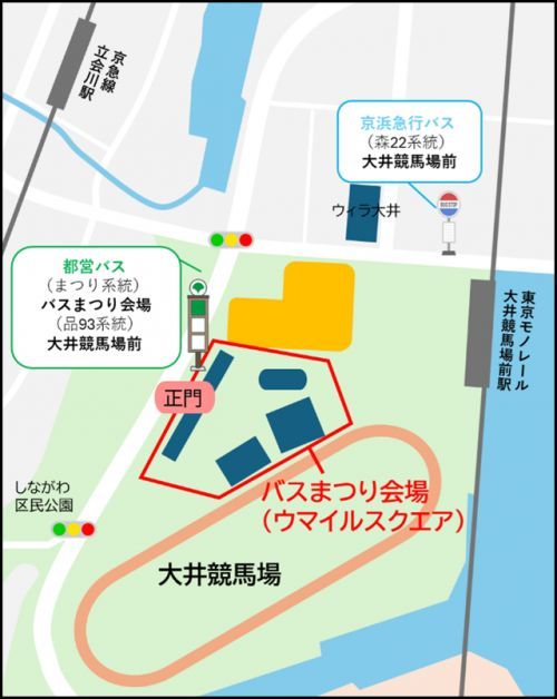 大井競馬場MAP