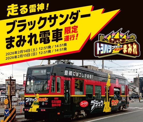 ブラックサンダーまみれ電車