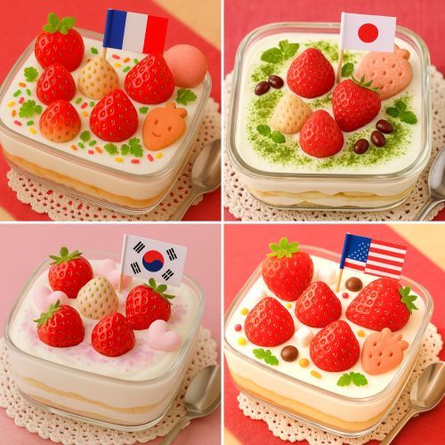 グルテンフリーのスコップケーキ作りイメージ