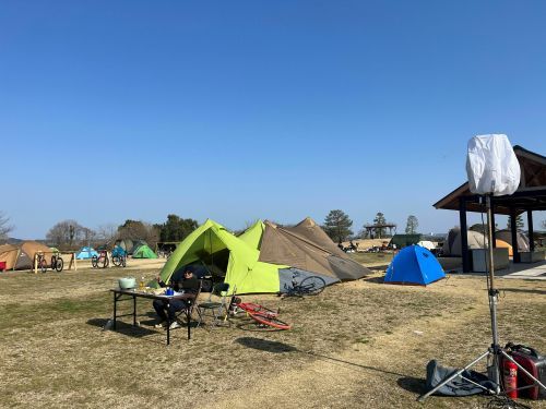 過去のキャンプサイトの様子