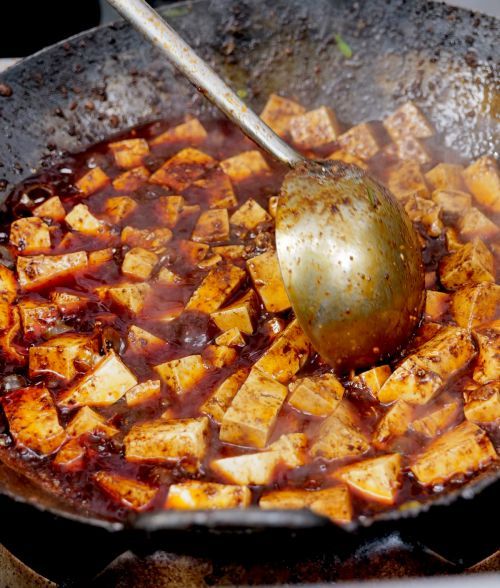 イベント会場では作り立ての麻婆豆腐が味わえます。