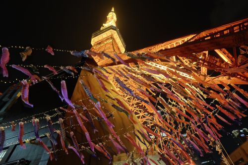 333匹の「鯉のぼり」と「さんまのぼり」