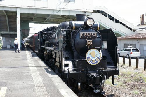 SL日本遺産のまち行田号　2025年運行時の様子