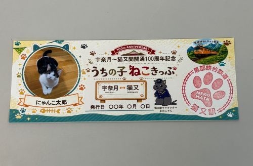 うちの子ねこきっぷ　イメージ
